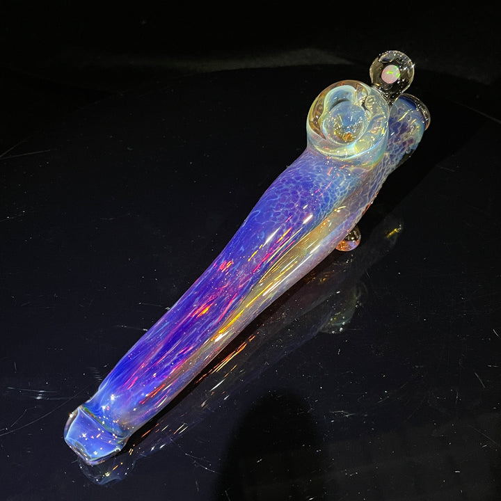 Purple Nebula Space Ray Pipe Glass Pipe Tako Glass   