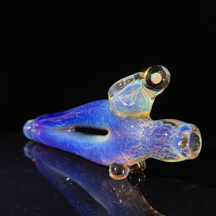 Purple Nebula Space Ray Pipe Glass Pipe Tako Glass   