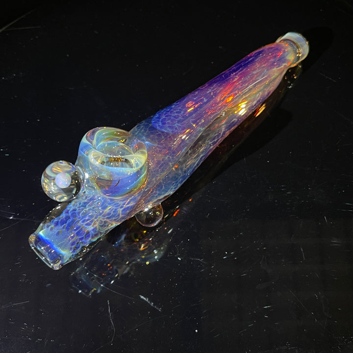 Purple Nebula Space Ray Pipe Glass Pipe Tako Glass   