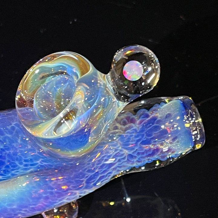 Purple Nebula Space Ray Pipe Glass Pipe Tako Glass   