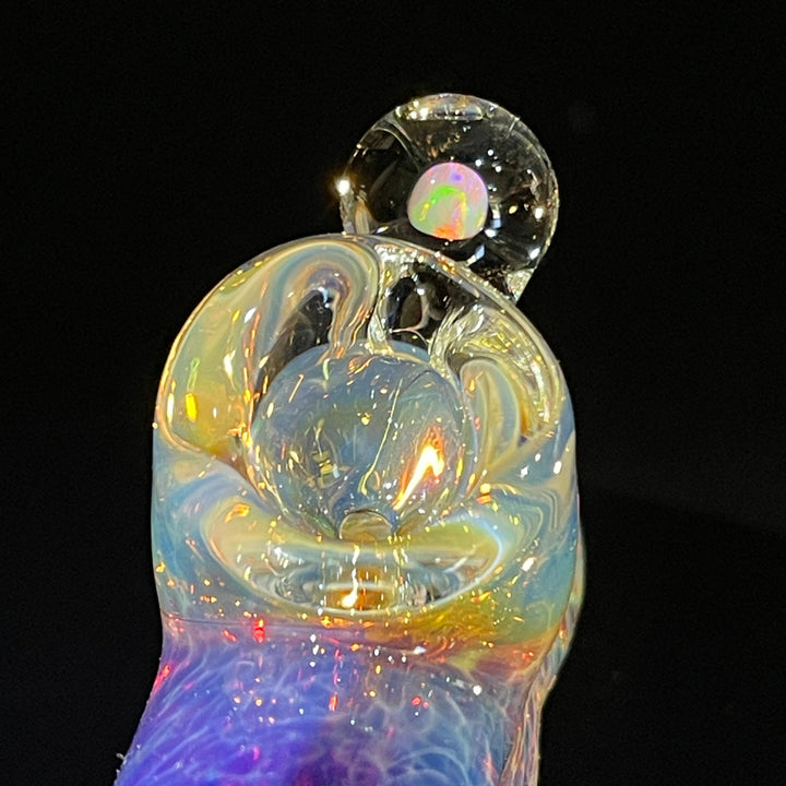 Purple Nebula Space Ray Pipe Glass Pipe Tako Glass   