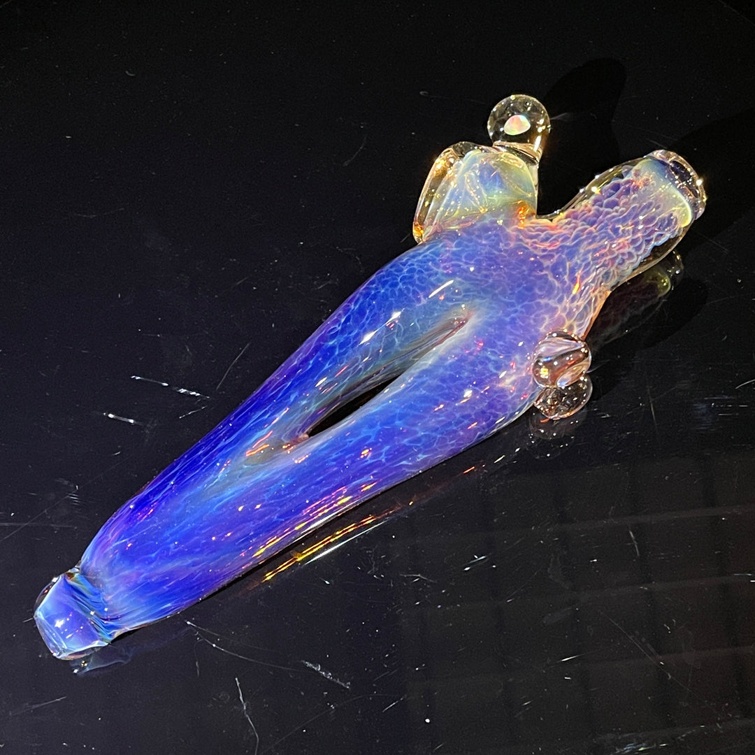 Purple Nebula Space Ray Pipe Glass Pipe Tako Glass   