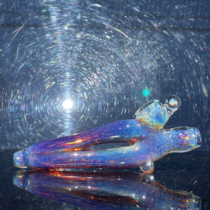 Purple Nebula Space Ray Pipe Glass Pipe Tako Glass   