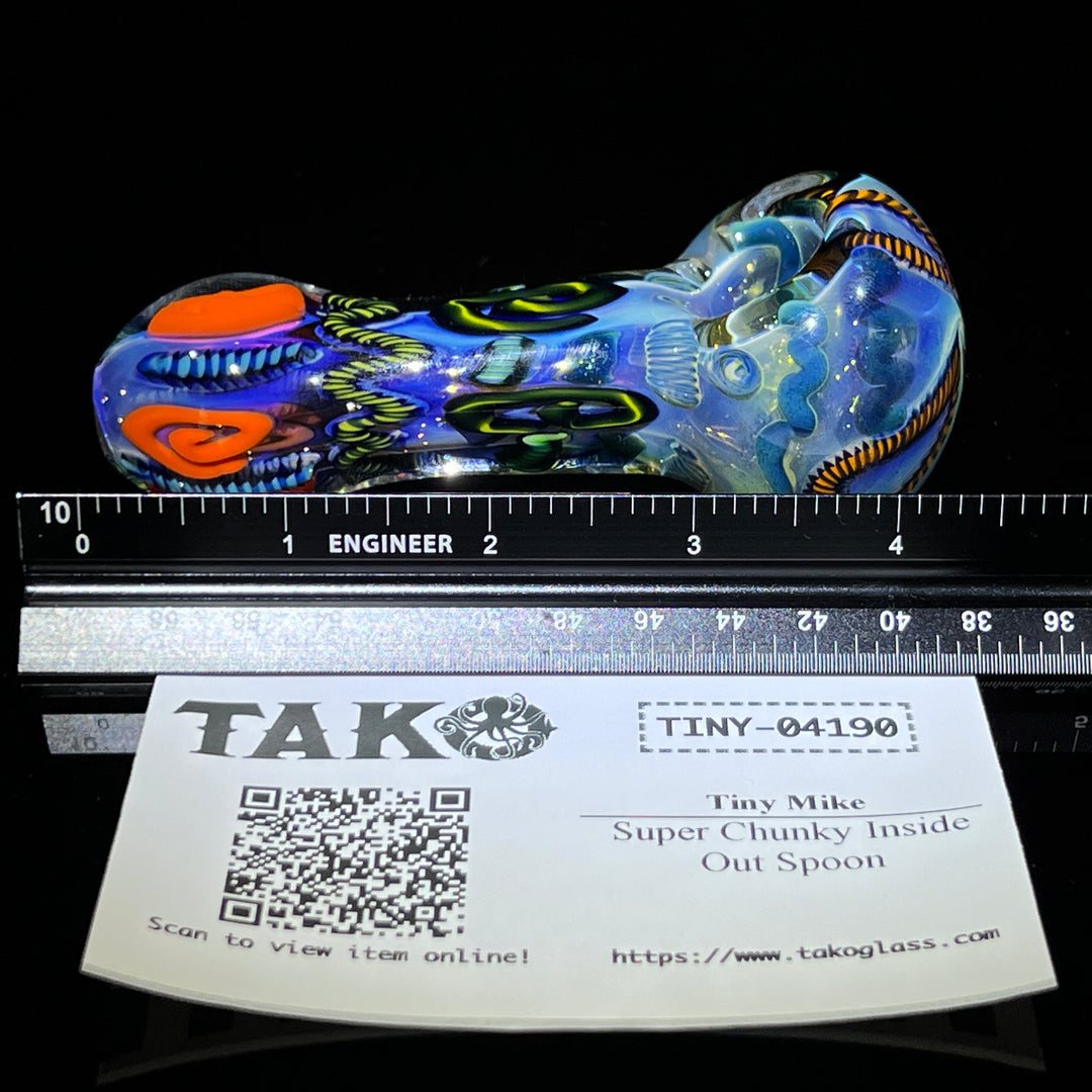 Super Chunky Inside Out Spoon Glass Pipe Tiny Mike   
