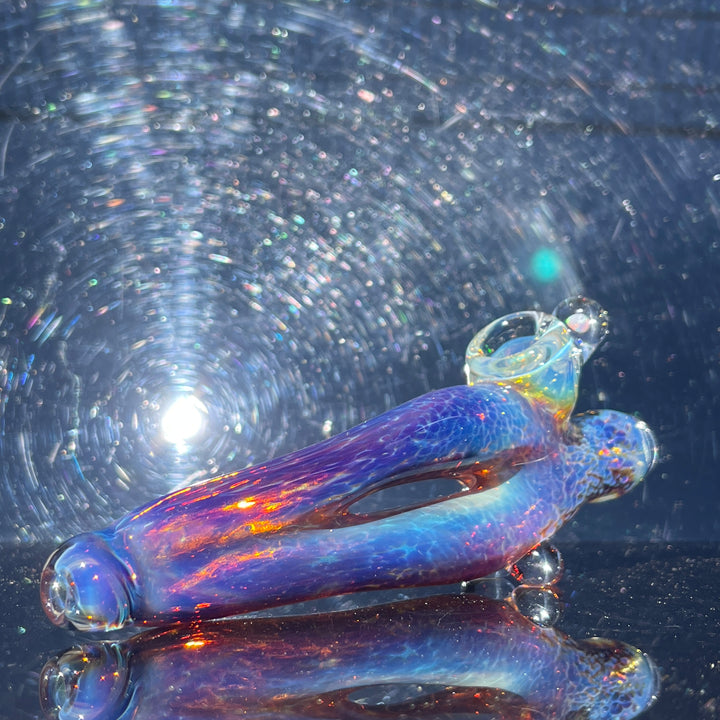 Purple Nebula Space Ray Pipe Glass Pipe Tako Glass   