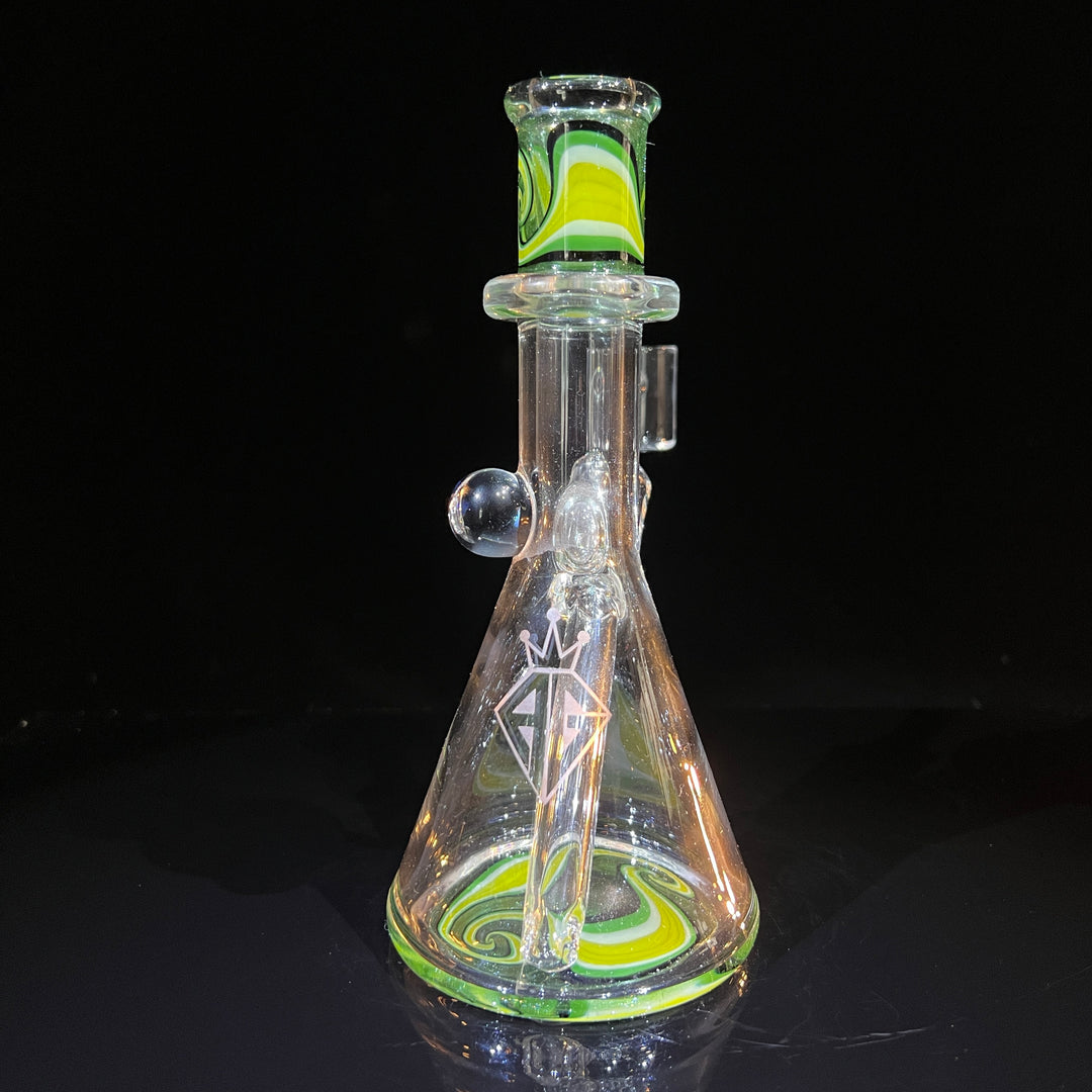 Augy 7" Linework Mini Rig Glass Pipe Augy Glass   