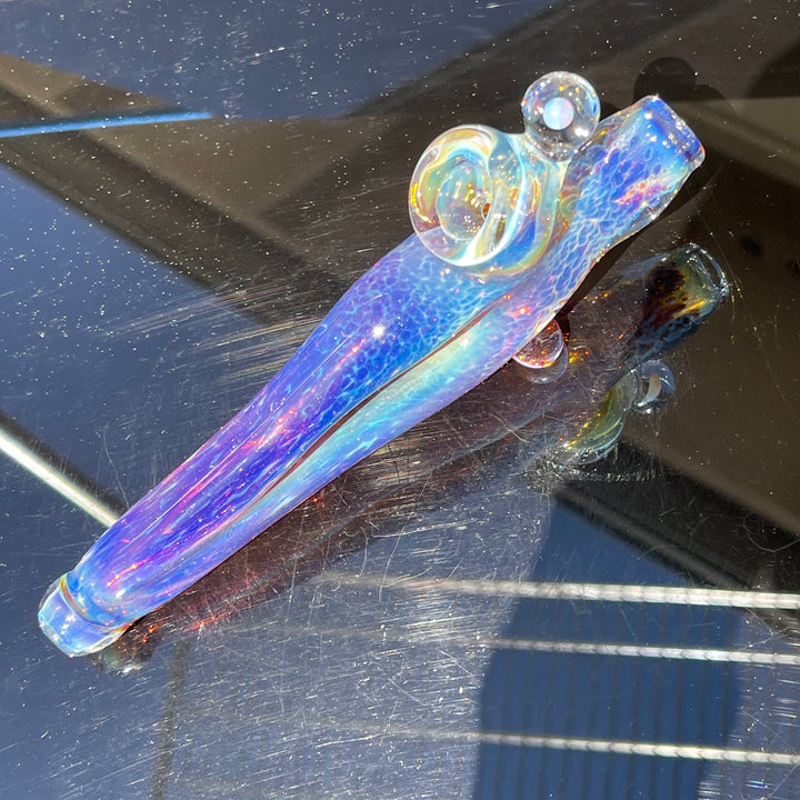 Purple Nebula Space Ray Pipe Glass Pipe Tako Glass   