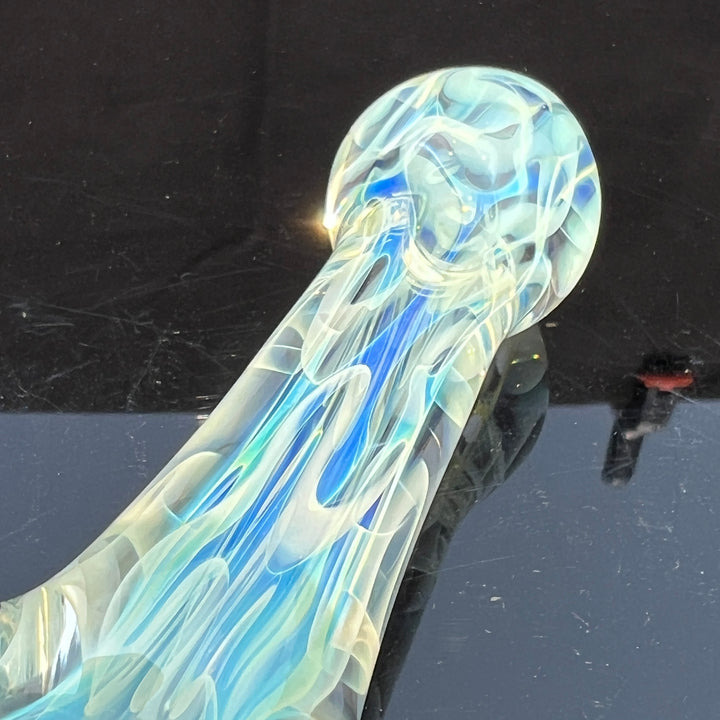 Large Ghost Flame Glass Pipe 6 Glass Pipe Tiny Mike   