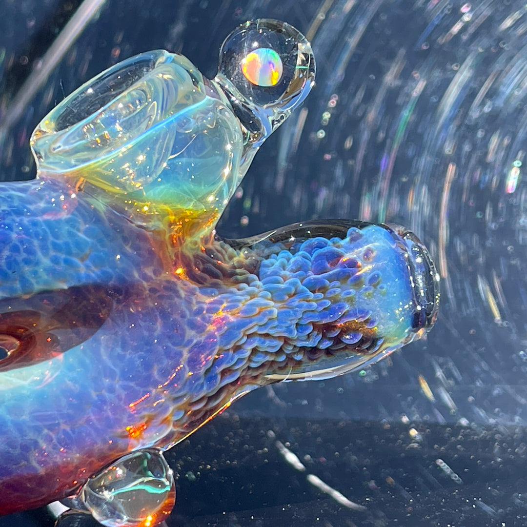 Purple Nebula Space Ray Pipe Glass Pipe Tako Glass   