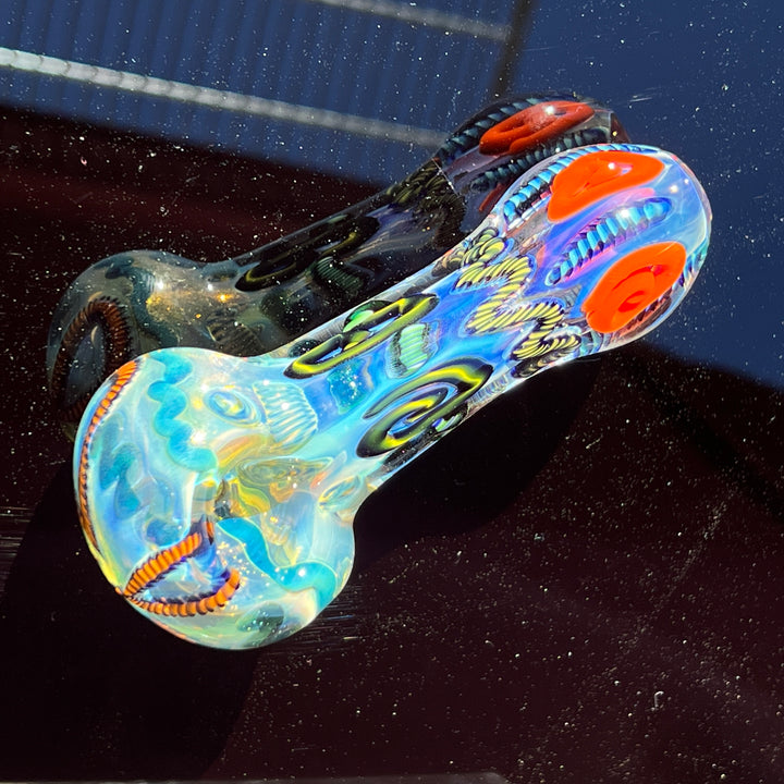 Super Chunky Inside Out Spoon Glass Pipe Tiny Mike   