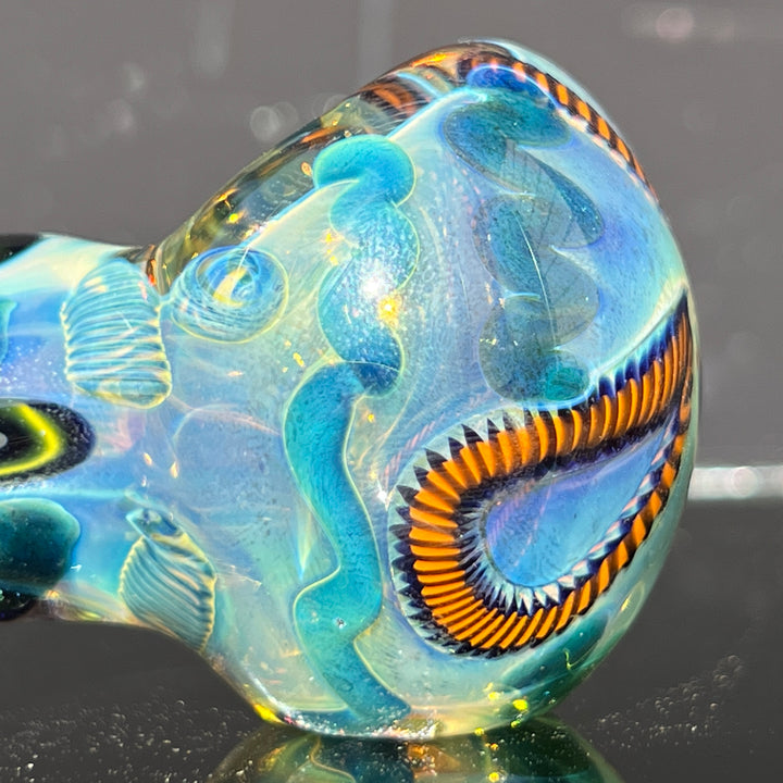 Super Chunky Inside Out Spoon Glass Pipe Tiny Mike   