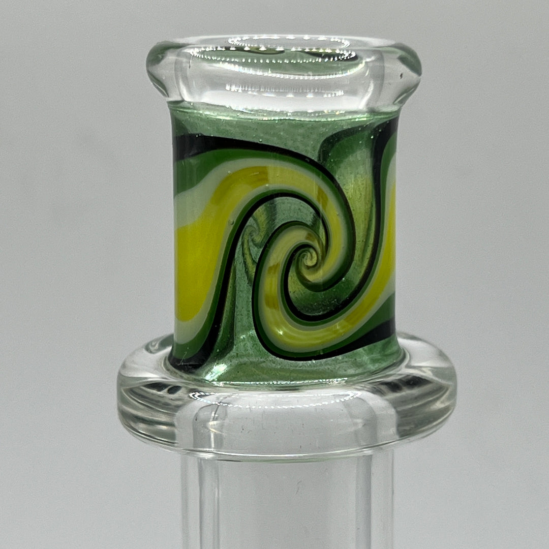 Augy 7" Linework Mini Rig Glass Pipe Augy Glass   