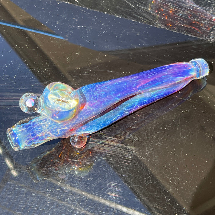 Purple Nebula Space Ray Pipe Glass Pipe Tako Glass   