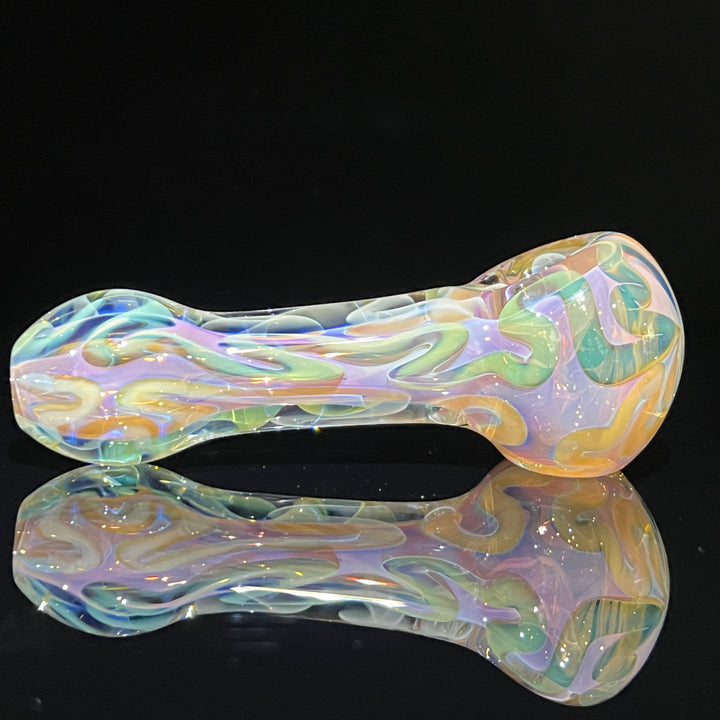 Large Ghost Flame Glass Pipe 7 Glass Pipe Tiny Mike   