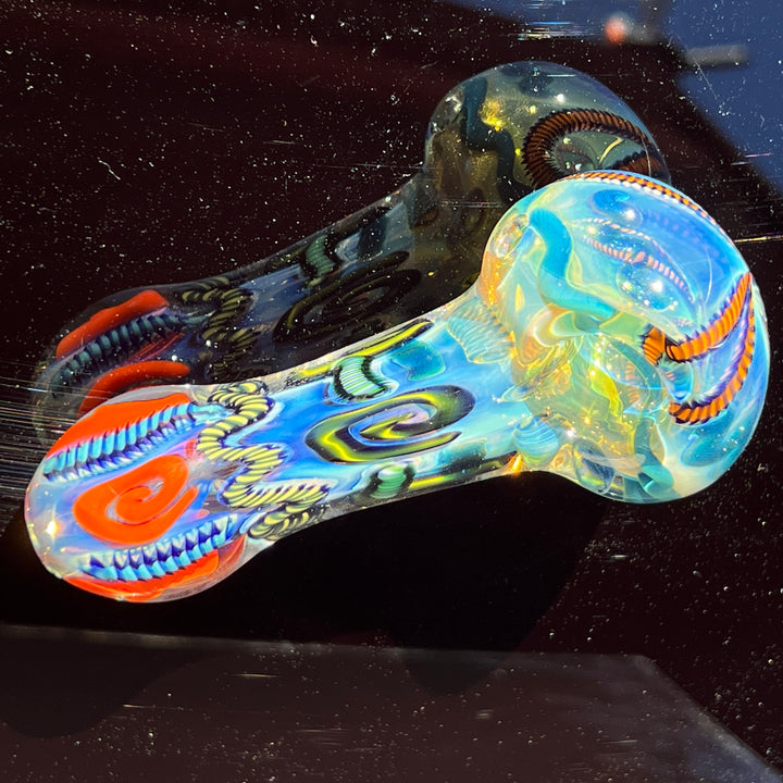 Super Chunky Inside Out Spoon Glass Pipe Tiny Mike   