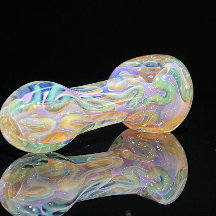 Large Ghost Flame Glass Pipe 7 Glass Pipe Tiny Mike   