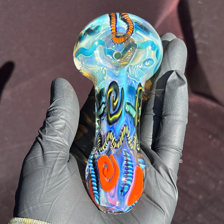 Super Chunky Inside Out Spoon Glass Pipe Tiny Mike   