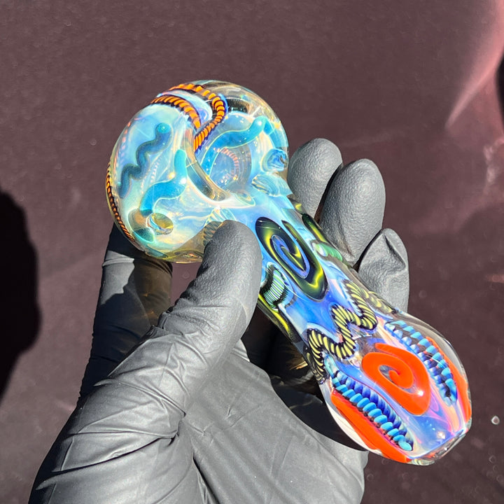 Super Chunky Inside Out Spoon Glass Pipe Tiny Mike   