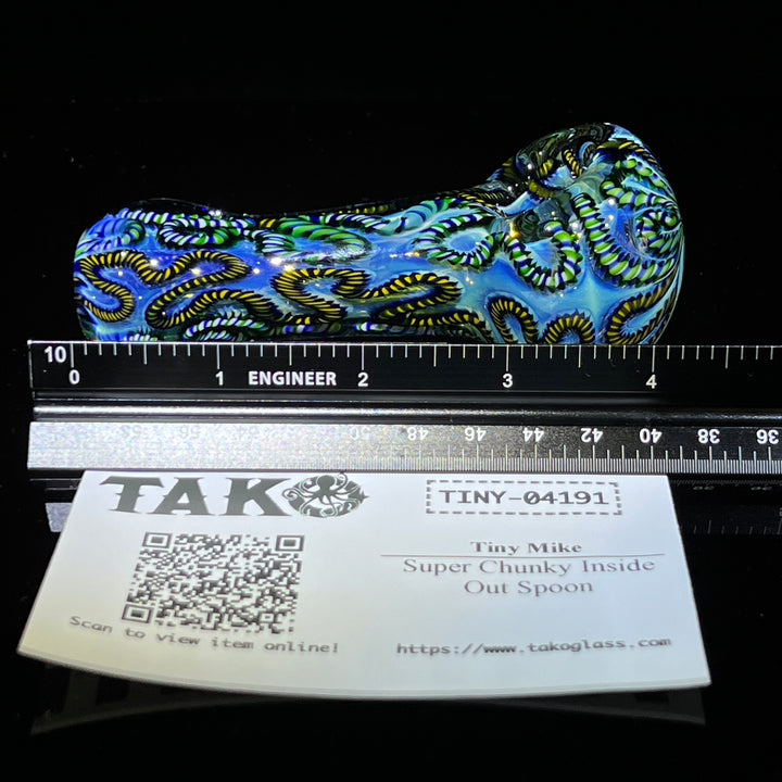 Super Chunky Inside Out Spoon Glass Pipe Tiny Mike   