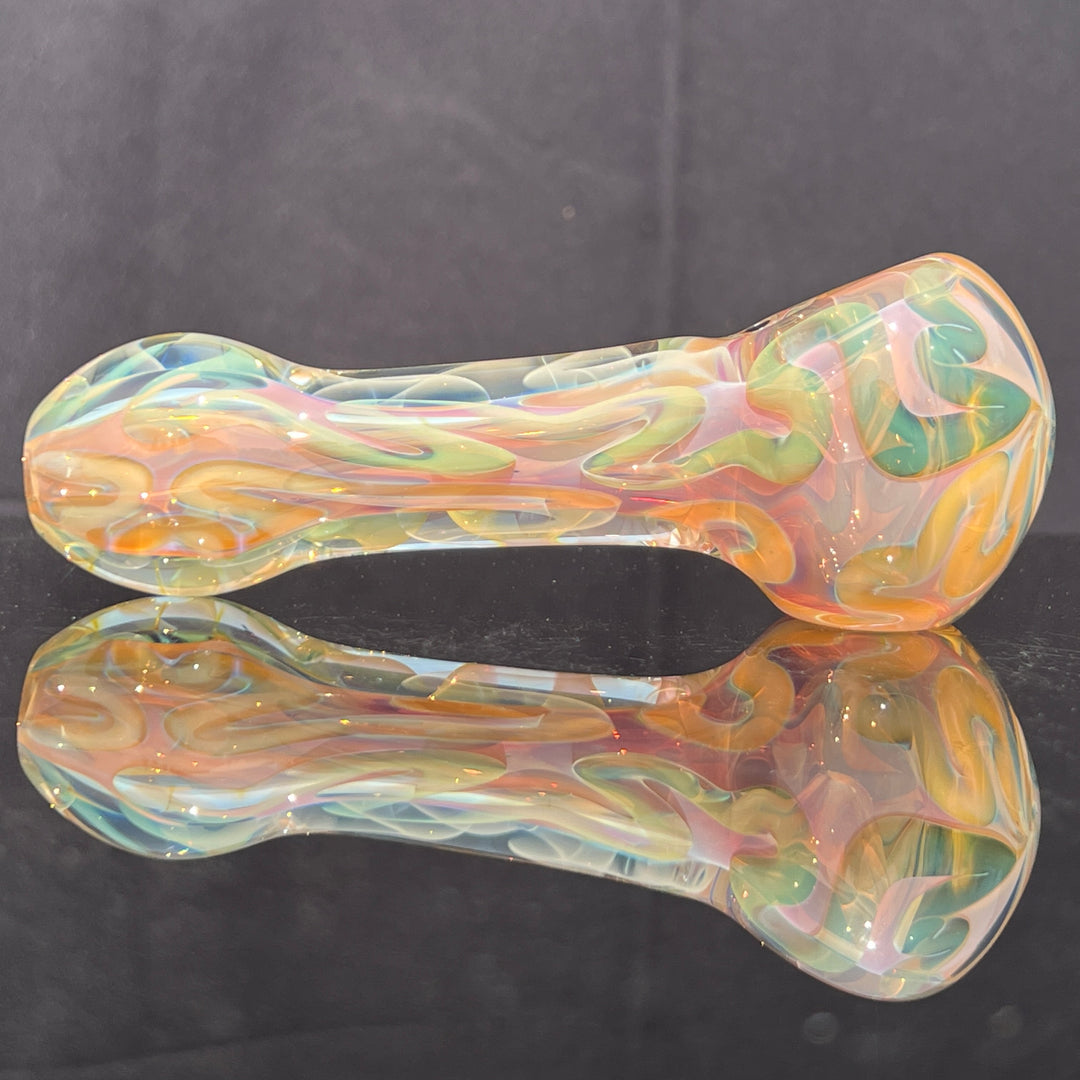 Large Ghost Flame Glass Pipe 7 Glass Pipe Tiny Mike   
