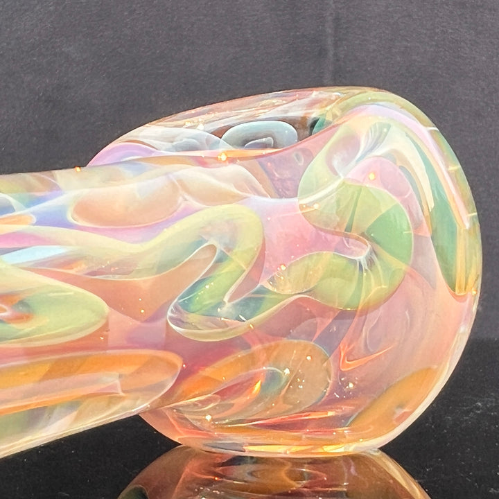 Large Ghost Flame Glass Pipe 7 Glass Pipe Tiny Mike   