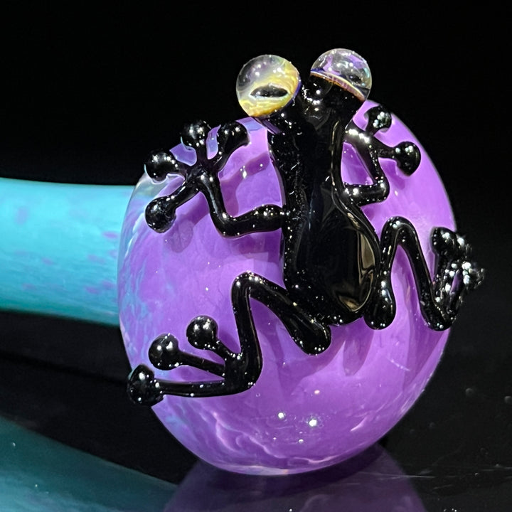 Frozen Explosion Frog Spoon Glass Pipe Beezy Glass   