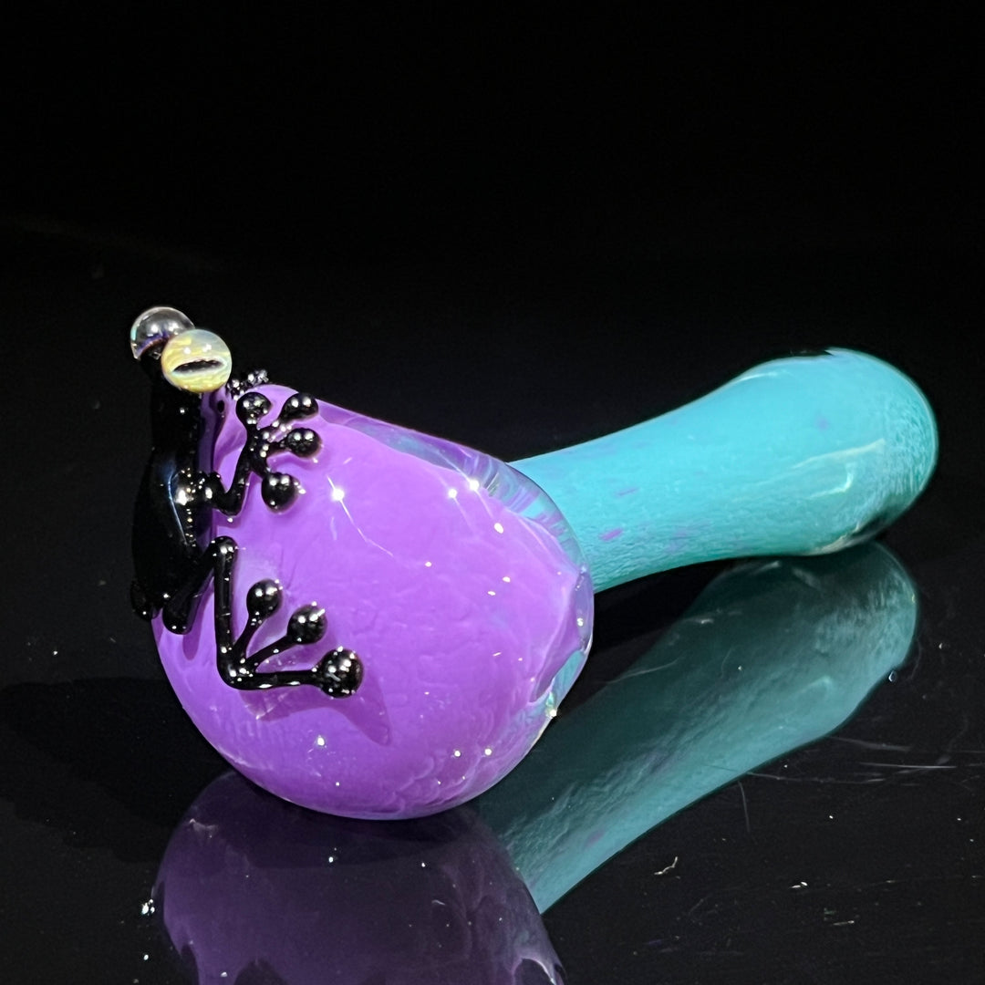 Frozen Explosion Frog Spoon Glass Pipe Beezy Glass   