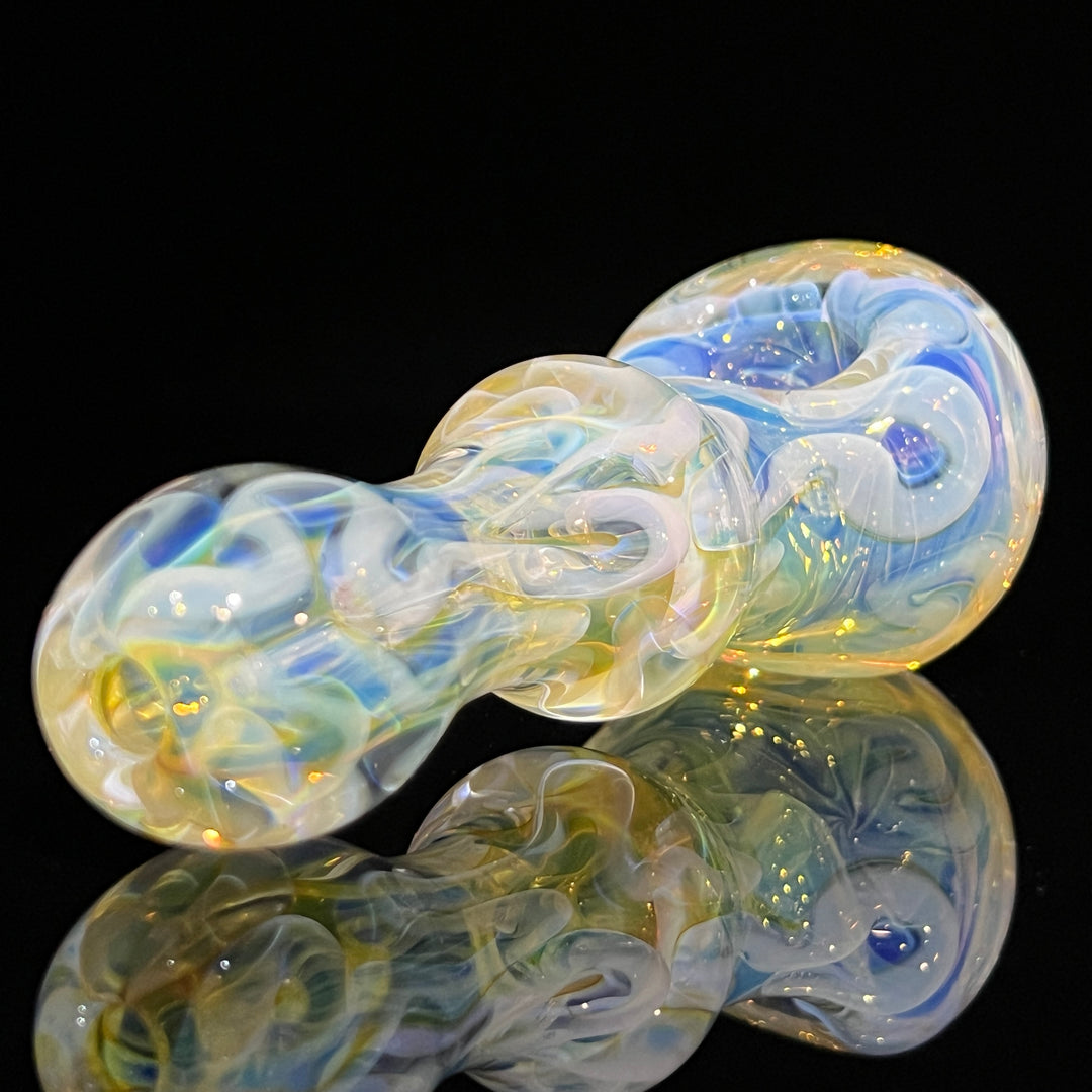 Large Ghost Flame Glass Pipe 8 Glass Pipe Tiny Mike   