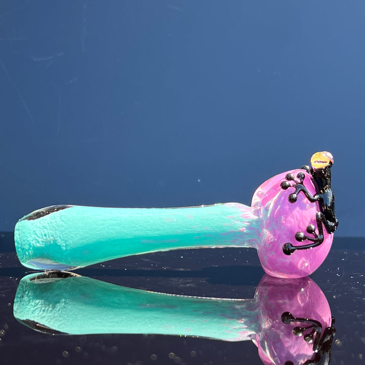 Frozen Explosion Frog Spoon Glass Pipe Beezy Glass   