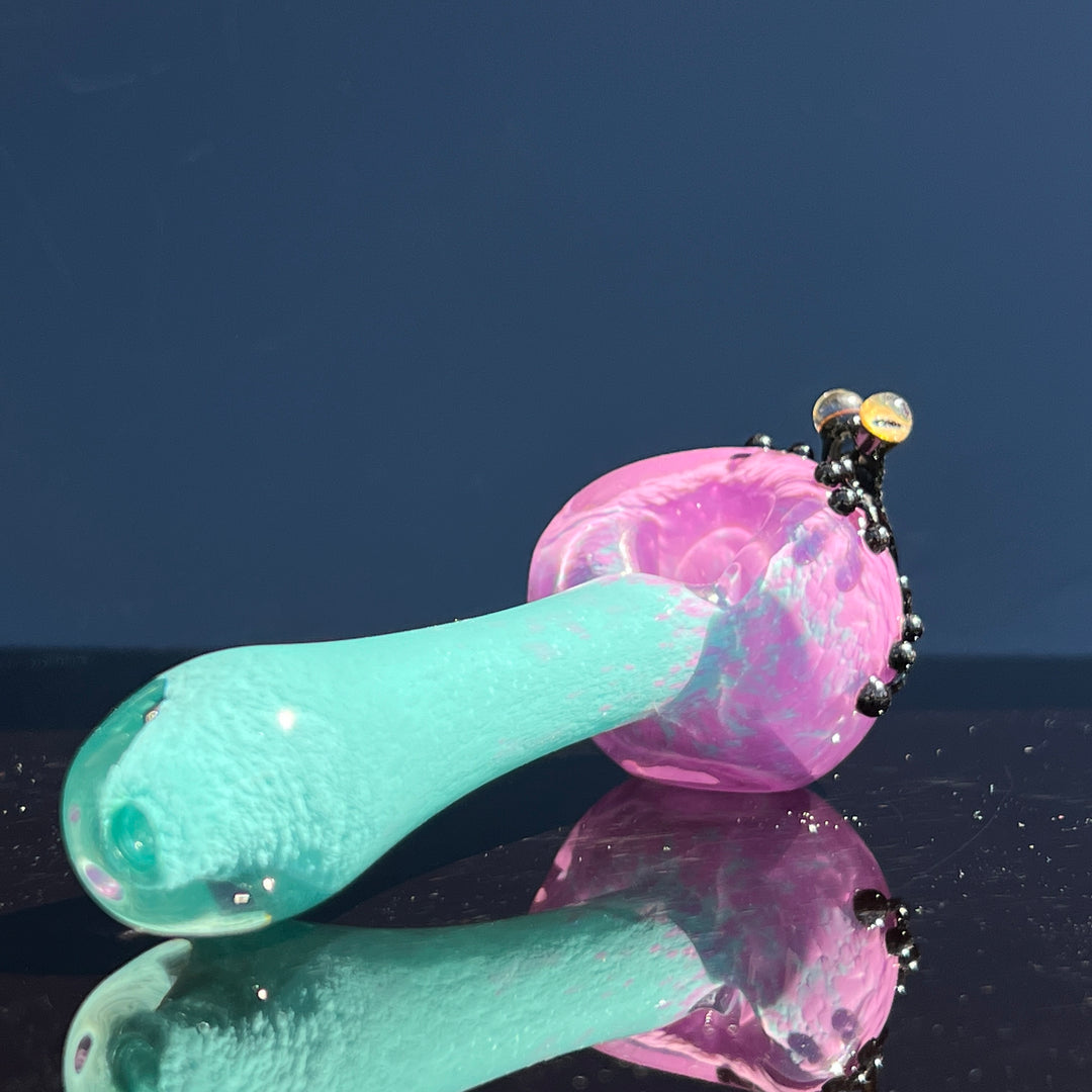 Frozen Explosion Frog Spoon Glass Pipe Beezy Glass   