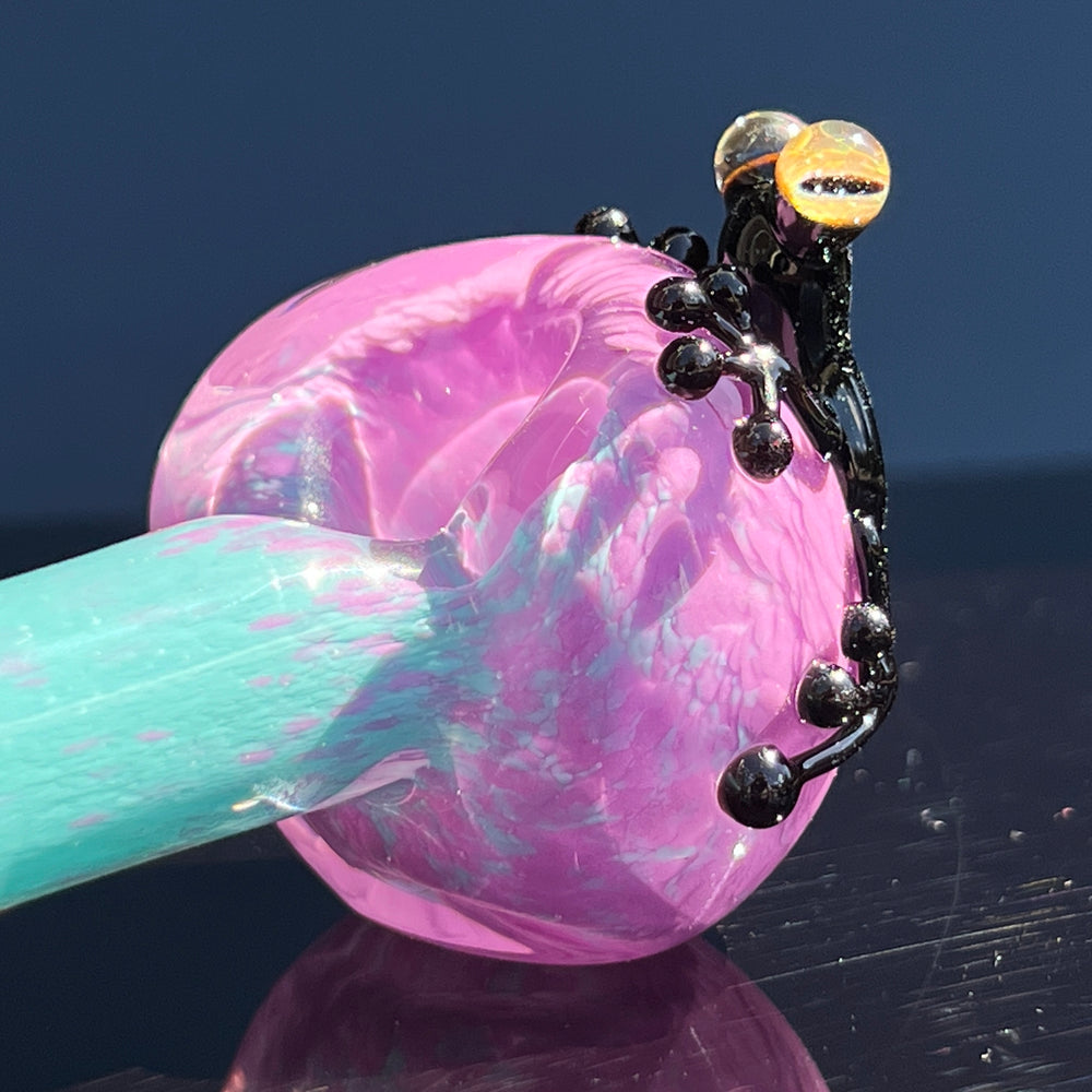 Frozen Explosion Frog Spoon Glass Pipe Beezy Glass   