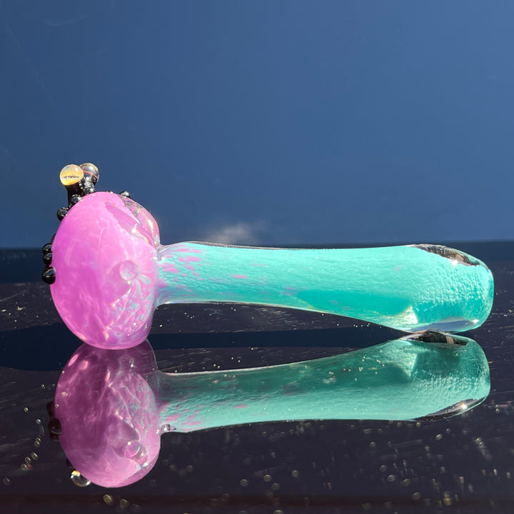 Frozen Explosion Frog Spoon Glass Pipe Beezy Glass   