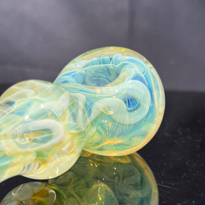 Large Ghost Flame Glass Pipe 8 Glass Pipe Tiny Mike   
