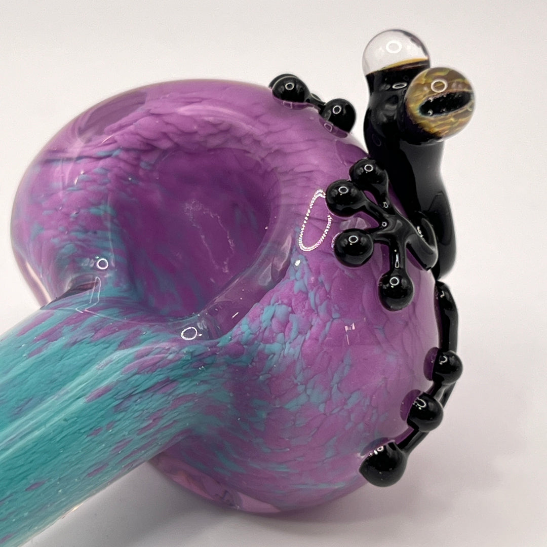 Frozen Explosion Frog Spoon Glass Pipe Beezy Glass   