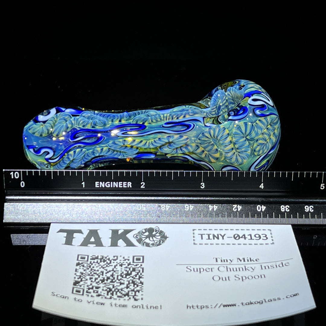 Super Chunky Inside Out Spoon Glass Pipe Tiny Mike   