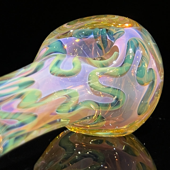 Large Ghost Flame Glass Pipe 9 Glass Pipe Tiny Mike   
