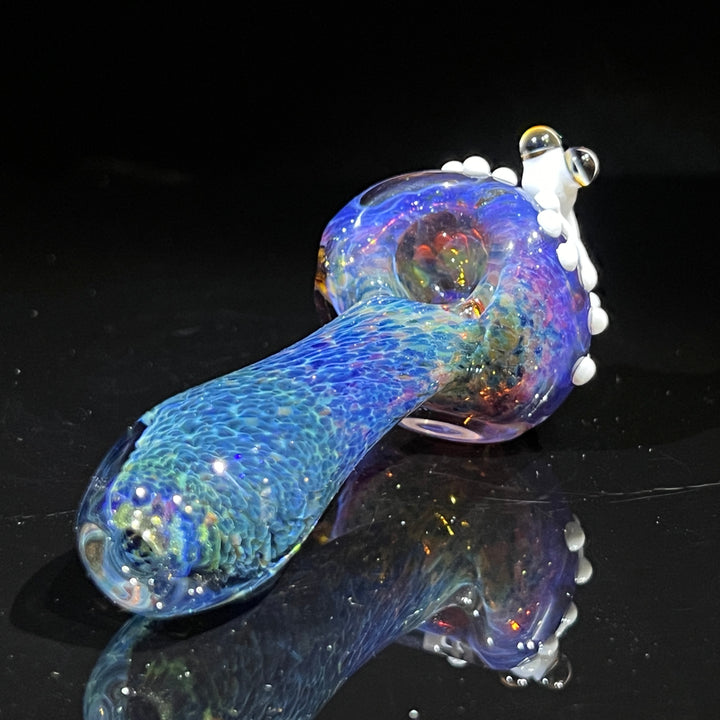 Purple Magic Frog Spoon Glass Pipe Beezy Glass   