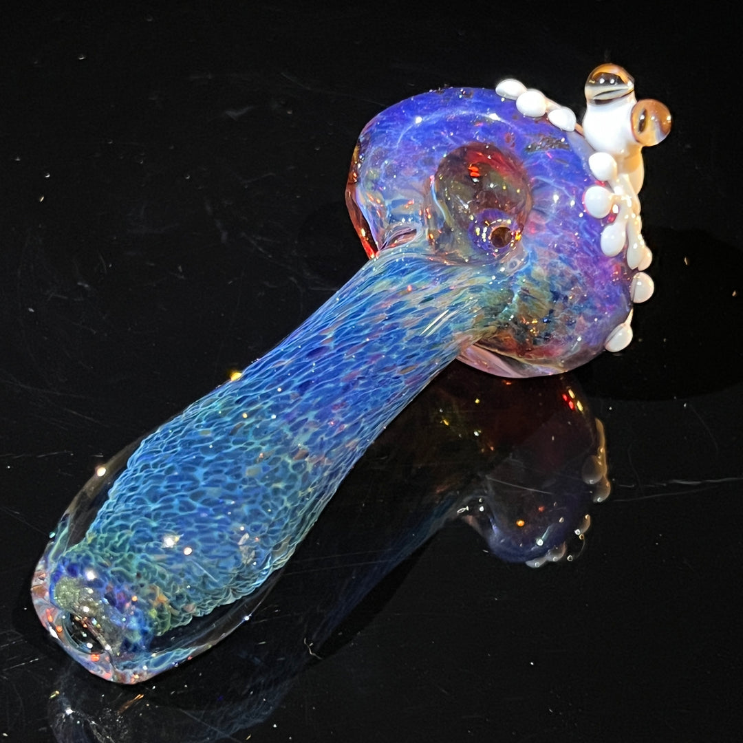 Purple Magic Frog Spoon Glass Pipe Beezy Glass   