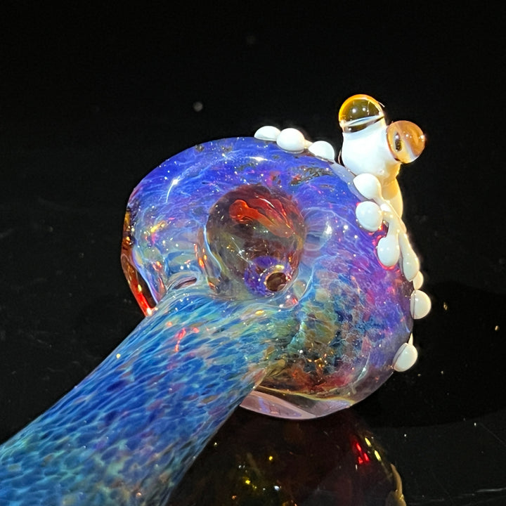 Purple Magic Frog Spoon Glass Pipe Beezy Glass   