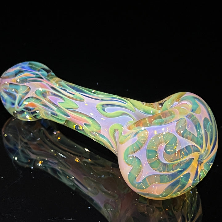 Large Ghost Flame Glass Pipe 9 Glass Pipe Tiny Mike   