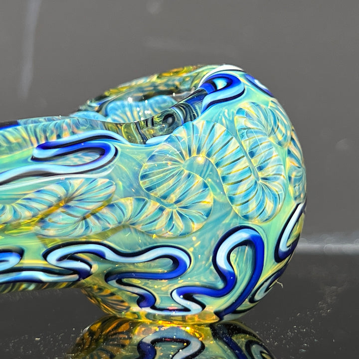 Super Chunky Inside Out Spoon Glass Pipe Tiny Mike   