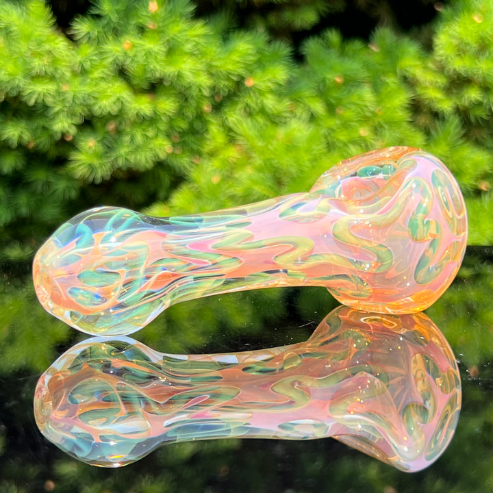 Large Ghost Flame Glass Pipe 9 Glass Pipe Tiny Mike   