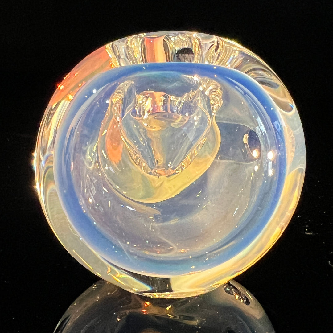 Egyptian Glass Gold Fume Pipe Glass Pipe Tako Glass   