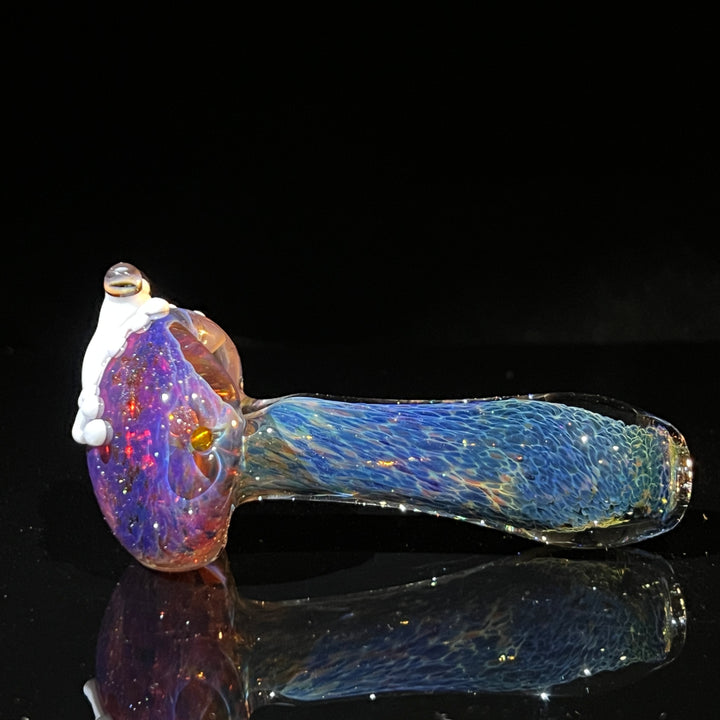 Purple Magic Frog Spoon Glass Pipe Beezy Glass   