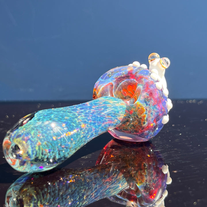 Purple Magic Frog Spoon Glass Pipe Beezy Glass   
