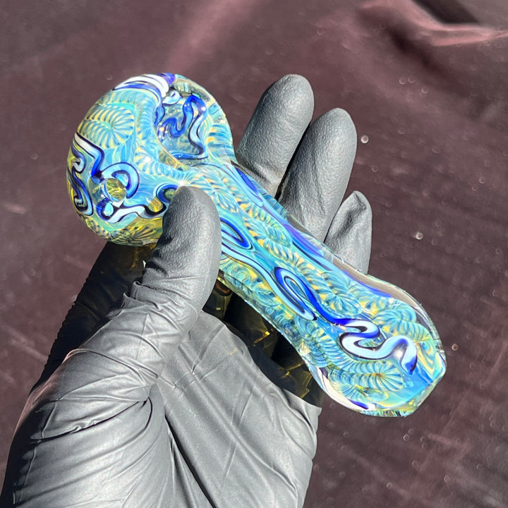 Super Chunky Inside Out Spoon Glass Pipe Tiny Mike   