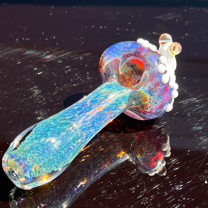 Purple Magic Frog Spoon Glass Pipe Beezy Glass   