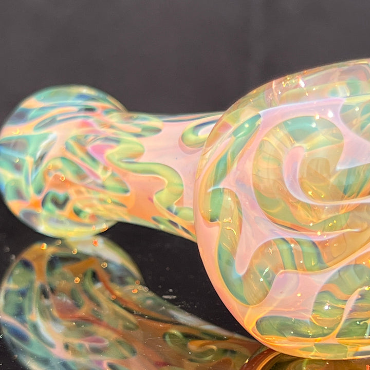 Large Ghost Flame Glass Pipe 9 Glass Pipe Tiny Mike   