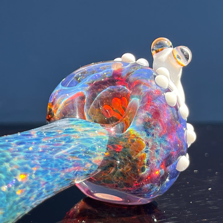 Purple Magic Frog Spoon Glass Pipe Beezy Glass   