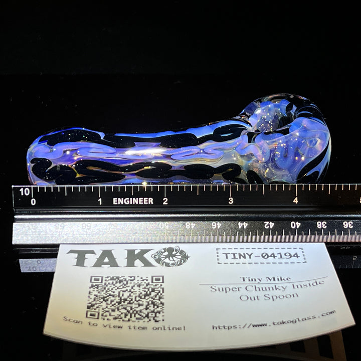 Super Chunky Inside Out Spoon Glass Pipe Tiny Mike   